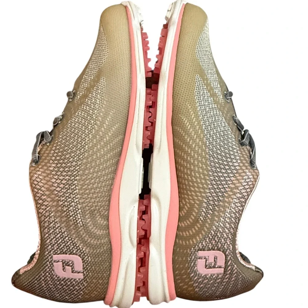 NIB FootJoy emPower 98000 Womens Golf Shoes Gray Pink Mesh  6.5 W Wide